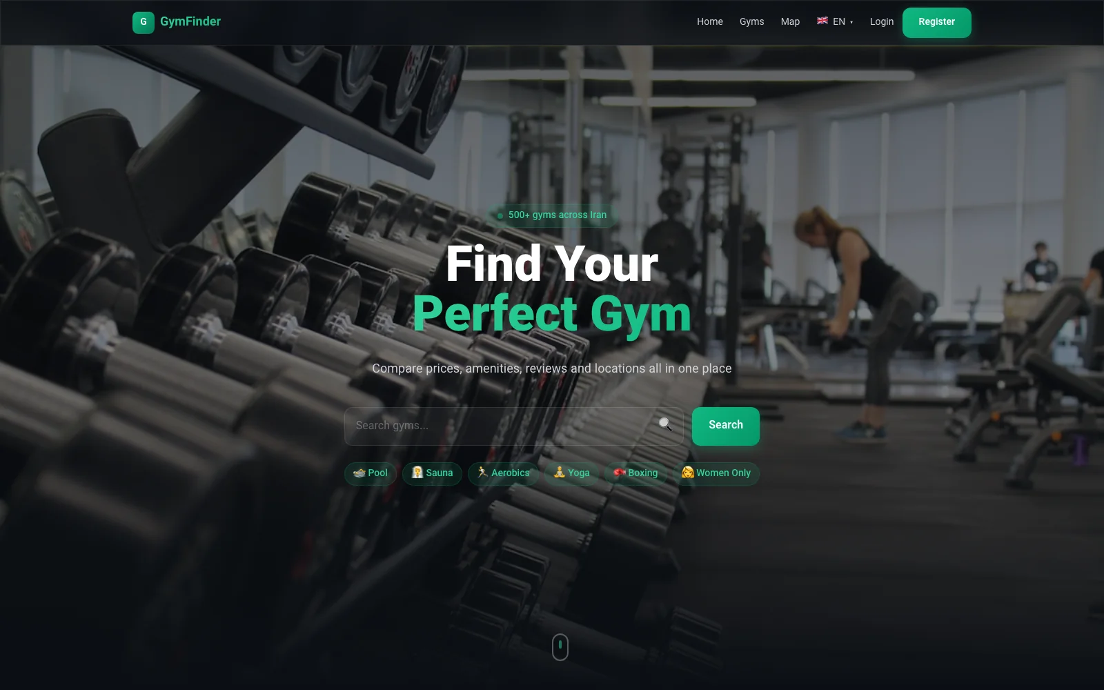 GymFinder — Gym Discovery Platform